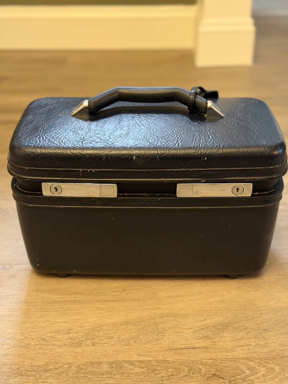 Vintage Samsonite Train/Cosmetic Case w/Mirror and Tray